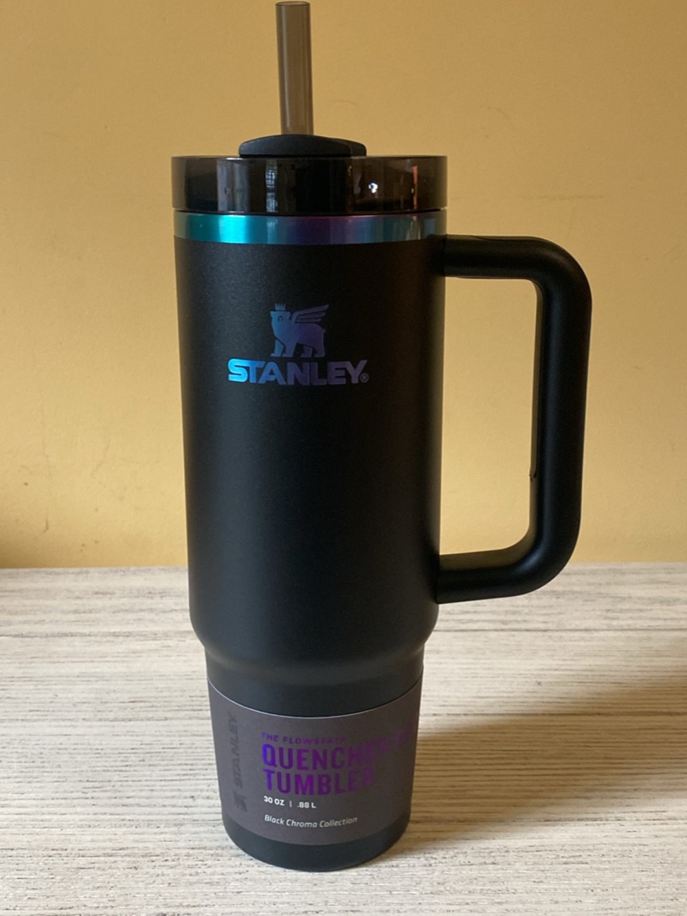 Stanley 30 Oz Quencher Tumbler-Black Chroma Collection